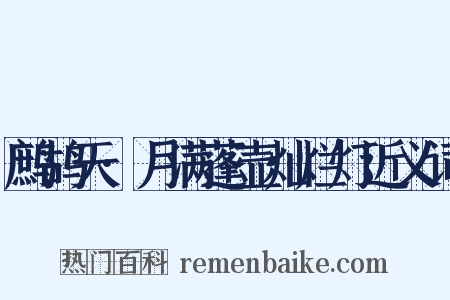 鹧鸪天·月满蓬壶灿烂灯近义词是什么意思的图片